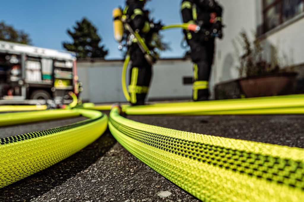 A. Haberkorn Intrax Feuerwehrschlauch im Einsatz